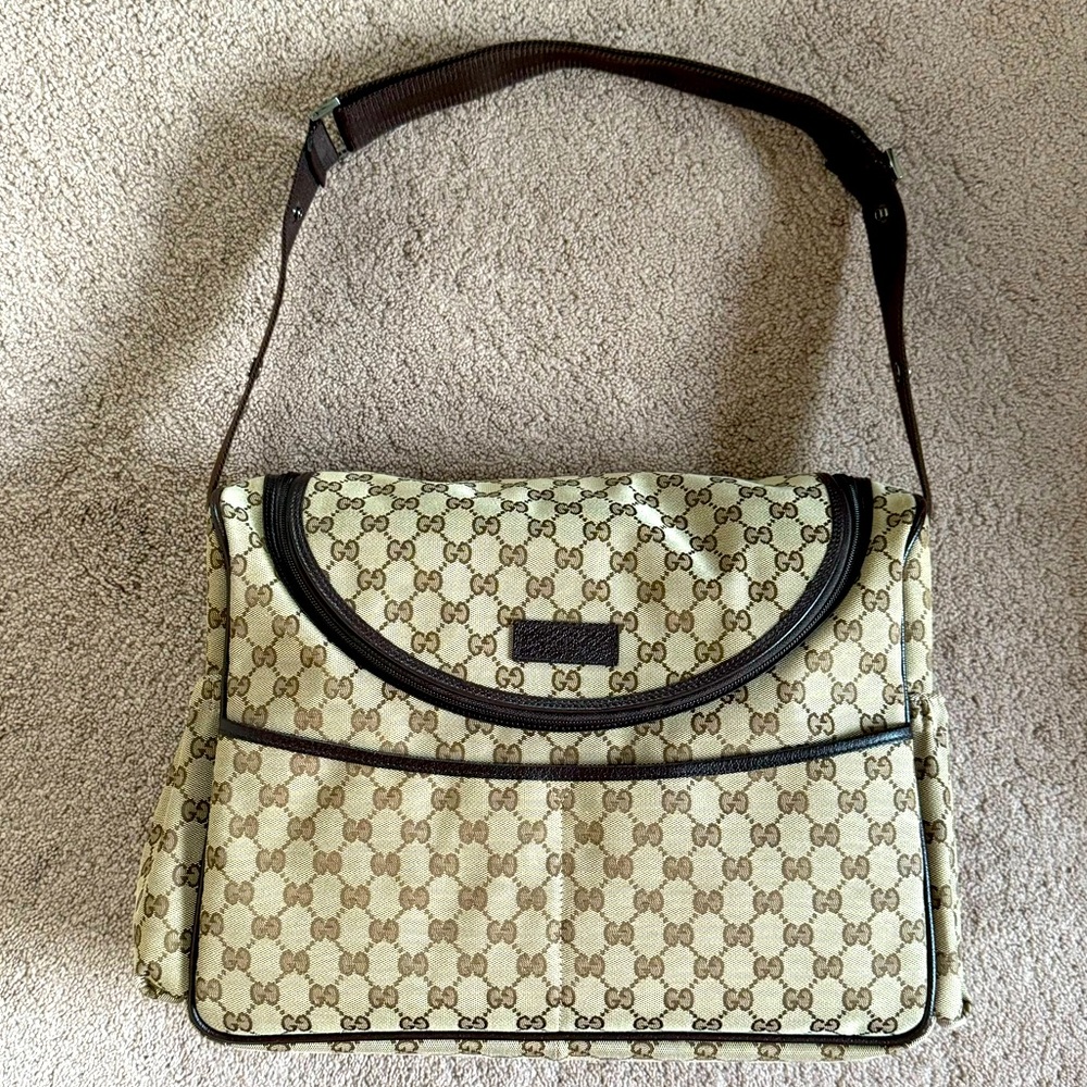 Gucci diaper bag